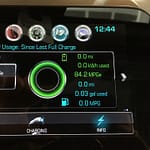 chevy volt info console display