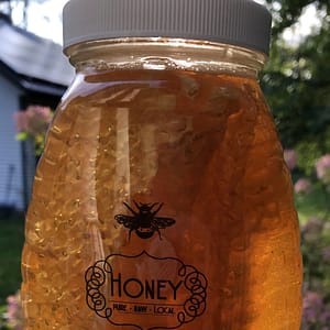 fall dark honey 2lb with comb brightonhoney.com