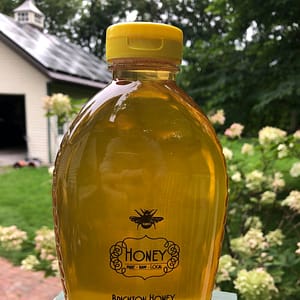 pure raw spring light honey in 2lb squeezable plastic