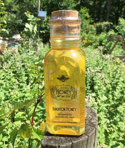 spring mouth bottle with wild mint brightonhoney.com