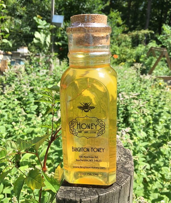 spring mouth bottle with wild mint brightonhoney.com